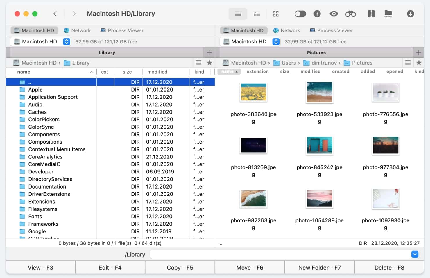 shortcut key for showing hidden files mac os